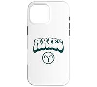 Signe du Zodiaque Bélier Minimaliste rétro Coque pour iPhone 16 Pro Max