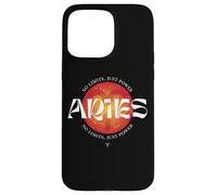 Signe du zodiaque Bélier sans limites, juste puissance astrologie Coque pour iPhone 15 Pro Max