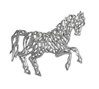 Signe du zodiaque Bijoux Chevaux creux Broche Matériaux en alliage Confortable à porter pour des occasions spéciales Broche signe du zodiaque, taille unique, comme décrit