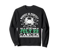 Signe du Zodiaque Cancer 22 Juillet Horoscope Astrologie Anniversaire Sweatshirt
