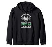 Signe du Zodiaque Cancer 26 Juin Horoscope Astrologie Anniversaire Sweat à Capuche