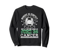 Signe du Zodiaque Cancer 26 Juin Horoscope Astrologie Anniversaire Sweatshirt