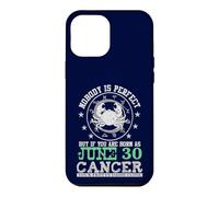 Signe du Zodiaque Cancer 30 Juin Horoscope Astrologie Anniversaire Coque pour iPhone 12 Pro Max