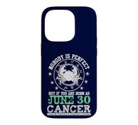 Signe du Zodiaque Cancer 30 Juin Horoscope Astrologie Anniversaire Coque pour iPhone 14 Pro