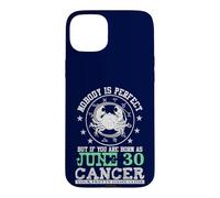 Signe du Zodiaque Cancer 30 Juin Horoscope Astrologie Anniversaire Coque pour iPhone 15 Plus