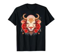 Signe du Zodiaque Chinois bœuf Astrologie Art année du bœuf T-Shirt