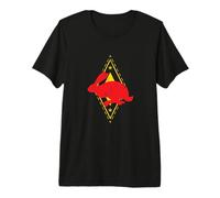Signe du Zodiaque Chinois Lapin Sagesse Douce T-Shirt Haut de Gamme