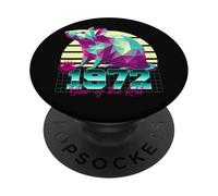 Signe du Zodiaque Chinois rétro Année du Rat Année 80 PopSockets PopGrip Adhésif