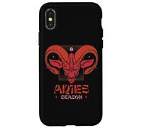 Signe du zodiaque du feu de la saison du Bélier - Astrologie Coque pour iPhone X/XS