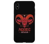 Signe du zodiaque du feu de la saison du Bélier - Astrologie Coque pour iPhone XS Max