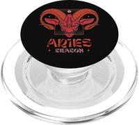 Signe du zodiaque du feu de la saison du Bélier - Astrologie PopSockets PopGrip pour MagSafe