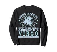 Signe du Zodiaque étoile Vierge 24 août Horoscope Astrologie Sweatshirt