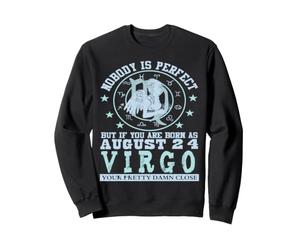 Signe du Zodiaque étoile Vierge 24 août Horoscope Astrologie Sweatshirt