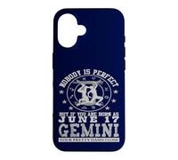 Signe du Zodiaque Gémeaux 17 Juin Horoscope Astrologie Anniversaire Coque pour iPhone 16