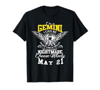 Signe du Zodiaque Gémeaux 21 mai Horoscope Astrologie Anniversaire T-Shirt