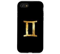 Signe du Zodiaque Gémeaux (Jaune Vintage) Gémeaux Coque pour iPhone SE (2020) / 7/8