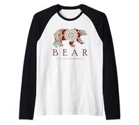 Signe du Zodiaque natif et Attrape-rêves ou Ours amérindien Manche Raglan