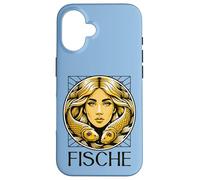 Signe du Zodiaque Poissons Anniversaire Ascendant Horoscope Coque pour iPhone 16