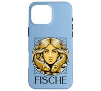 Signe du Zodiaque Poissons Anniversaire Ascendant Horoscope Coque pour iPhone 16 Pro Max