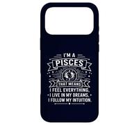 Signe du Zodiaque Poissons I Feel Everything Horoscope Anniversaire Coque pour iPhone 17 Pro Max