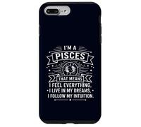 Signe du Zodiaque Poissons I Feel Everything Horoscope Anniversaire Coque pour iPhone 7 Plus/8 Plus