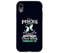 Signe du Zodiaque Poissons Le 28 février pour Femme Homme fête d'anniversaire Coque pour iPhone XR