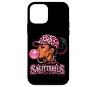 Signe du Zodiaque Sagittaire Astrologie Mélanine Reine Noire Coque pour iPhone 12 Mini