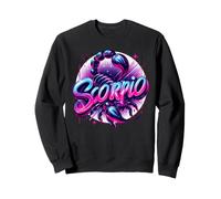 Signe du Zodiaque Scorpion Vibrant Astrologie Sweatshirt