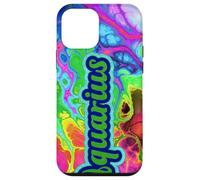 Signe du Zodiaque Verseau Abstrait Couleur Tourbillon Graphique Coque pour iPhone 12 Mini