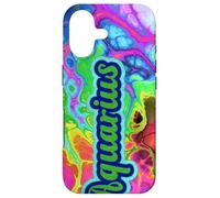 Signe du Zodiaque Verseau Abstrait Couleur Tourbillon Graphique Coque pour iPhone 17