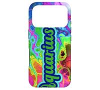 Signe du Zodiaque Verseau Abstrait Couleur Tourbillon Graphique Coque pour iPhone 17 Pro