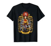 Signe du zodiaque Vierge - Design horoscope guerrier fort T-Shirt