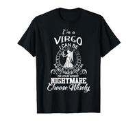 Signe du Zodiaque Vierge drôle Astrologie Vierge Fête d'anniversaire T-Shirt Graphique avec Valeur