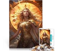 Signe du Zodiaque Vierge Puzzles de 1000 pièces pour Adolescents Jeu Pratique Chaque pièce est Unique - Jeu Familial Stimulant et Amusant 38x26cm