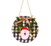 Signe en bois de Noël Conseil en bois pendentif pour arbre maison jardin cour maison porte d'entrée décoration ornement ferme signes en bois