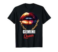 Signe Gémeaux Zodiaque Reine des Gémeaux Juin Juillet Anniversaire Drôle Gémeaux T-Shirt