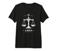 Signe géométrique de l'horoscope Balance Astrologie céleste T-Shirt Haut de Gamme