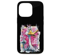 Signe Graphique Funny Goose Peace Graffiti Pop Character Oiseau Coque pour iPhone 13 Pro