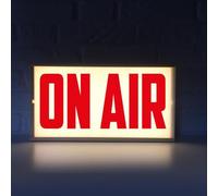 Signe LED du studio d'enregistrement - sur Air Lightbox lampe, signe de style néon décoratif | USB ou batterie de bureau de bureau, accessoire de salle de studio d'éclairage ambiant, décoration murale