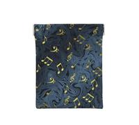 Signe Musical de Musique en métal, Sac de Rangement pour Femmes, Portefeuille supérieur à Presser, Petit Porte-Monnaie, Pochette de Changement