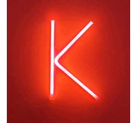Signe Néon, Lettre Néon Logo Néon Lettre Lumineuse LED Lettre Lumineuse Marquee Lettre Lumineuse Batterie USB Rouge (K)