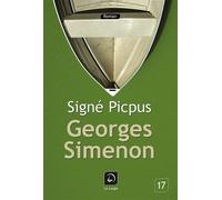 Signé Picpus Livre en gros caractères - Georges Simenon - De La Loupe - broché - Roman