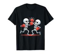 Signe Squelette drôle Squelette Boxeur Gants Rouges Love Boxing T-Shirt