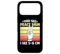 Signe « Vous voyez la Paix » Je Vois Un Accouchement par Une Sage-Femme de 5 à 6 cm Coque pour iPhone 17 Pro Max