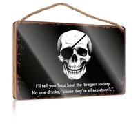 Signes And Plaques Skulls Don't Drink Because They All Skeletons. Pool Stuff Pool Stuff Pool Stuff(23 x 35 cm)