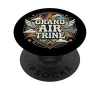 Signes astrologiques du Grand Air Trine PopSockets PopGrip Adhésif