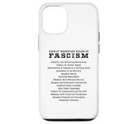 Signes d'alerte précoce du fascisme activiste résistant Cadeau Coque pour iPhone 12/12 Pro
