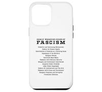 Signes d'alerte précoce du fascisme activiste résistant Cadeau Coque pour iPhone 12 Pro Max