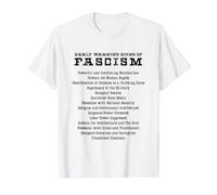 Signes d'alerte précoce du fascisme activiste résistant Cadeau T-Shirt Graphique avec Valeur