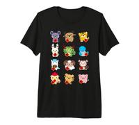 Signes d'animaux du Zodiaque Chinois Mignon pour Le Nouvel an Lunaire T-Shirt Haut de Gamme